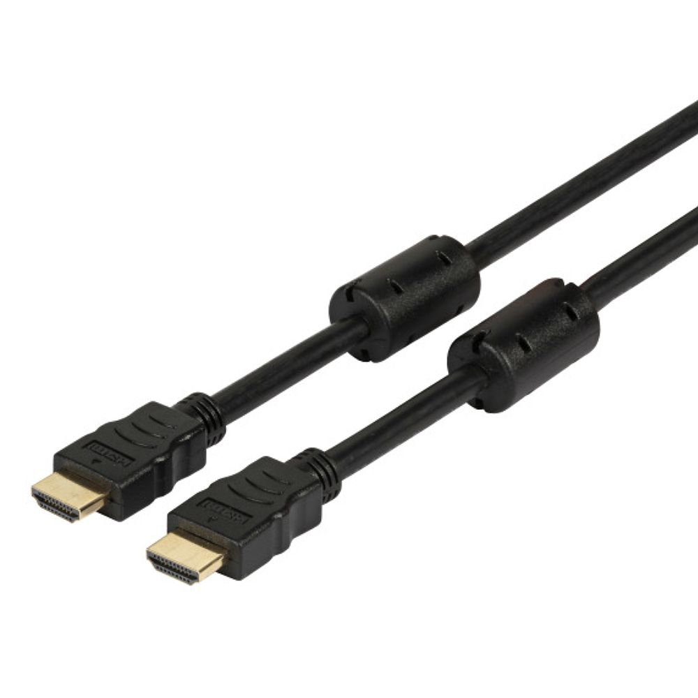 HDMI-Kabel 4K mit 2 Ferritkernen, 2x HDMI A Stecker, 1m HDMI-Kabel 4K mit 2 Ferritkernen, 2x HDMI A Stecker, 1m