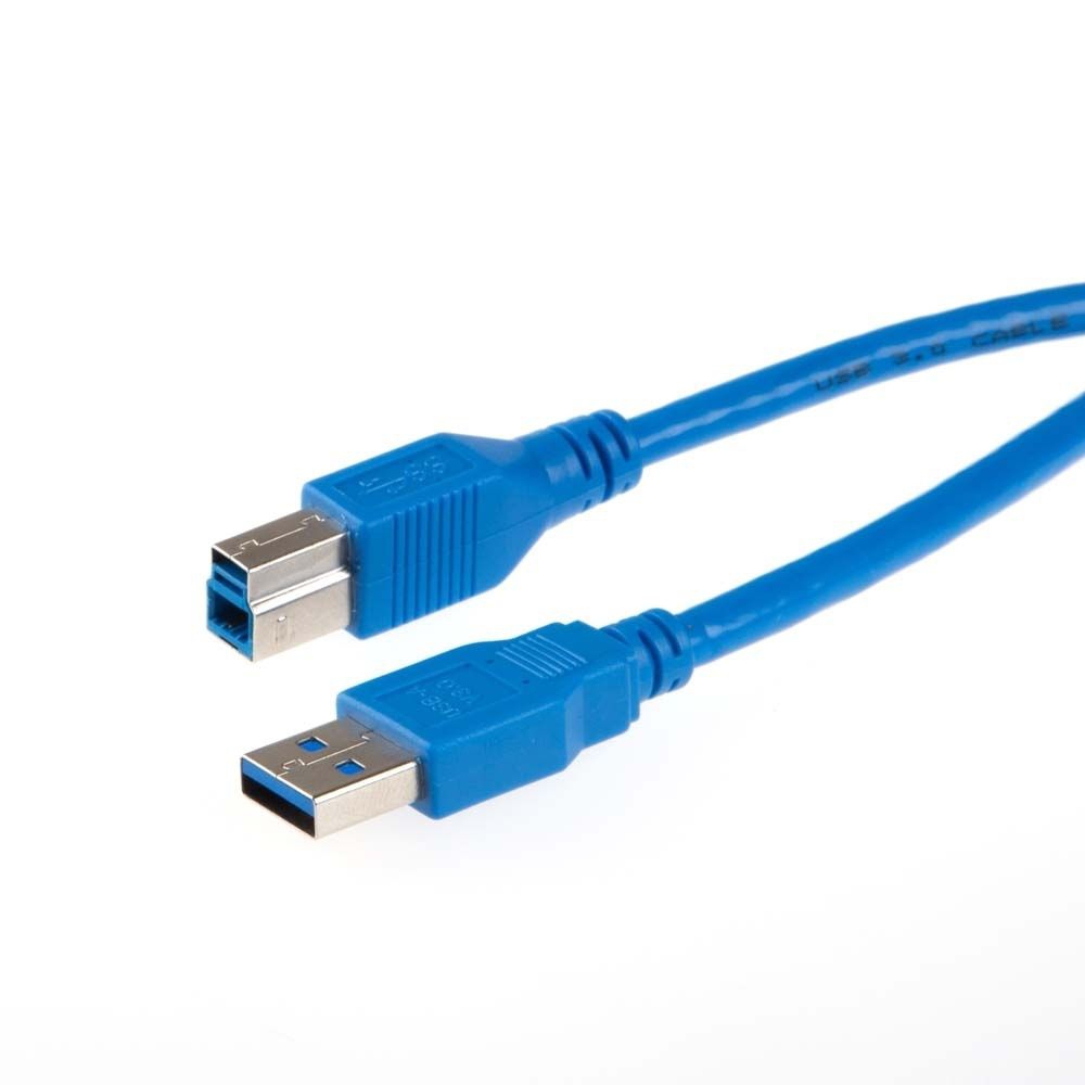 USB 3.0 Kabel AB PREMIUM-Qualität 50cm BLAU