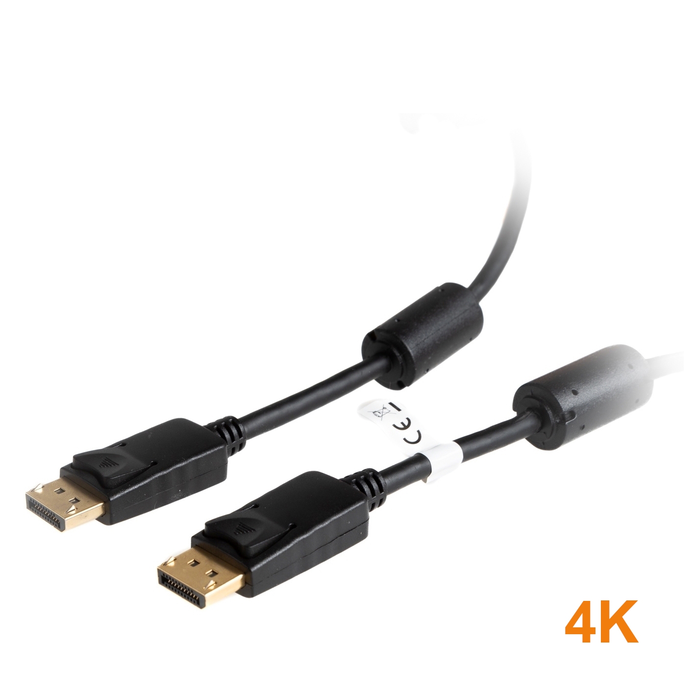 DisplayPort™ 1.2 Kabel mit zwei Ferritkernen, PREMIUM, 4K, 1m