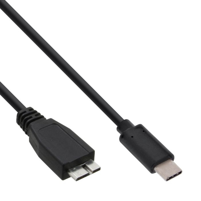 USB-Kabel Type-C™ Stecker auf USB 3.0 Micro B Stecker 1m