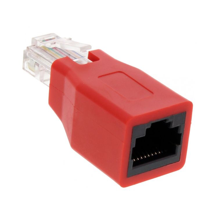 Crossover-Adapter für Ethernet-Netzwerk RJ-45