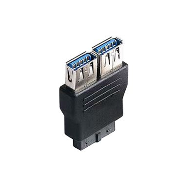 Interner USB 3.0 Adapter 20-pol auf 2x A weiblich