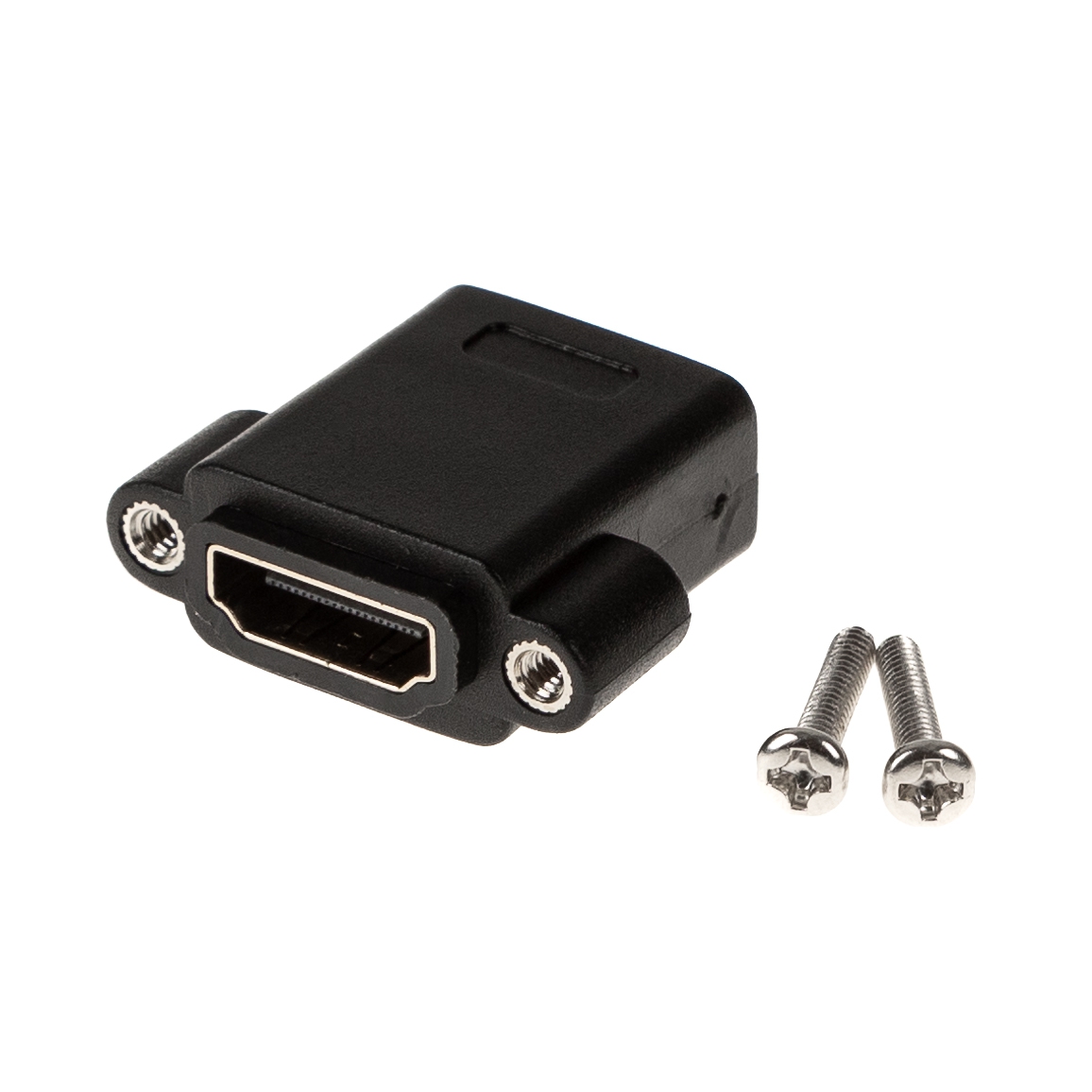 HDMI Adapter für Panel-Montage, 2x HDMI-A weiblich, inkl. Schrauben