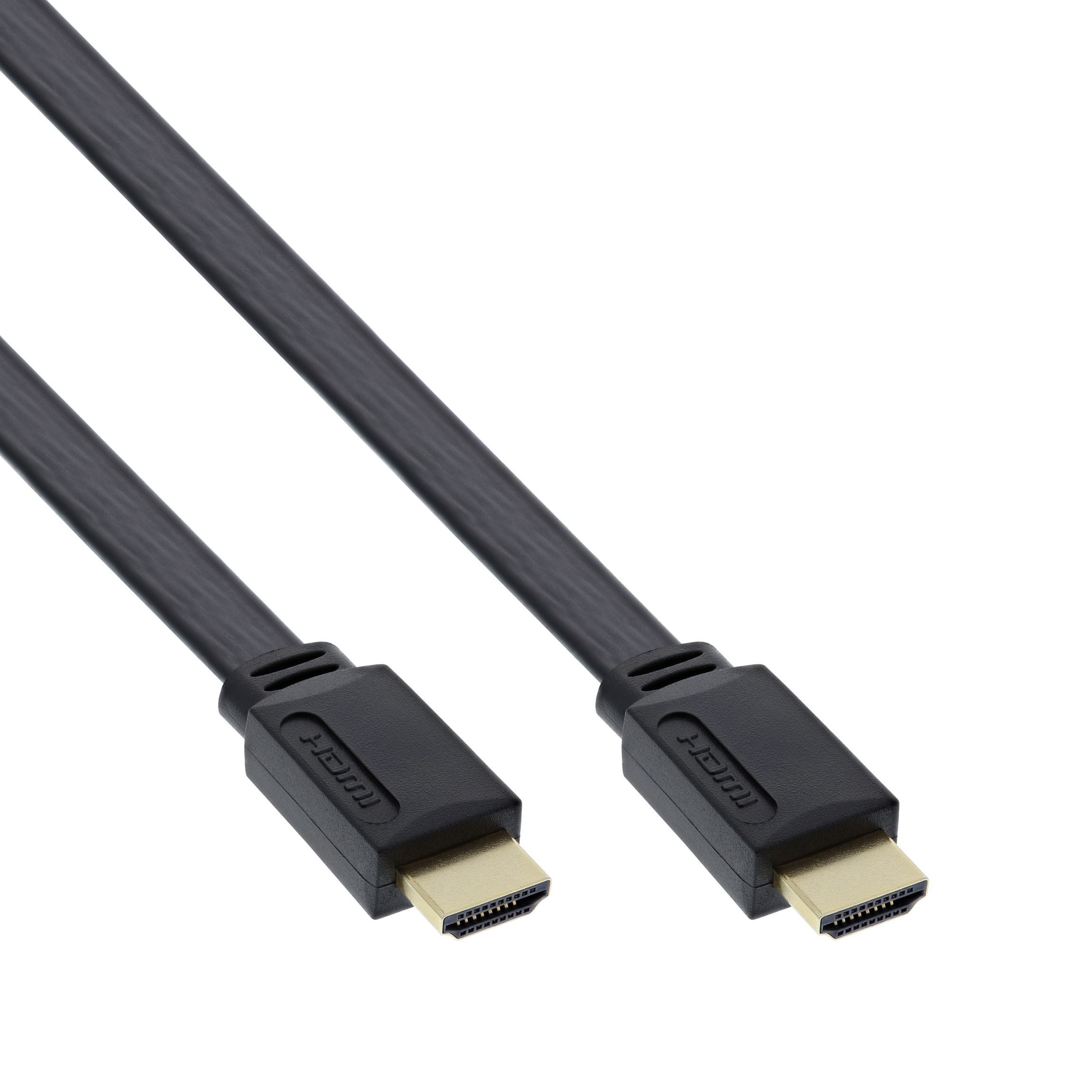 HDMI-Flachkabel, 2x HDMI-Stecker Typ A, 4K 2K, 1m