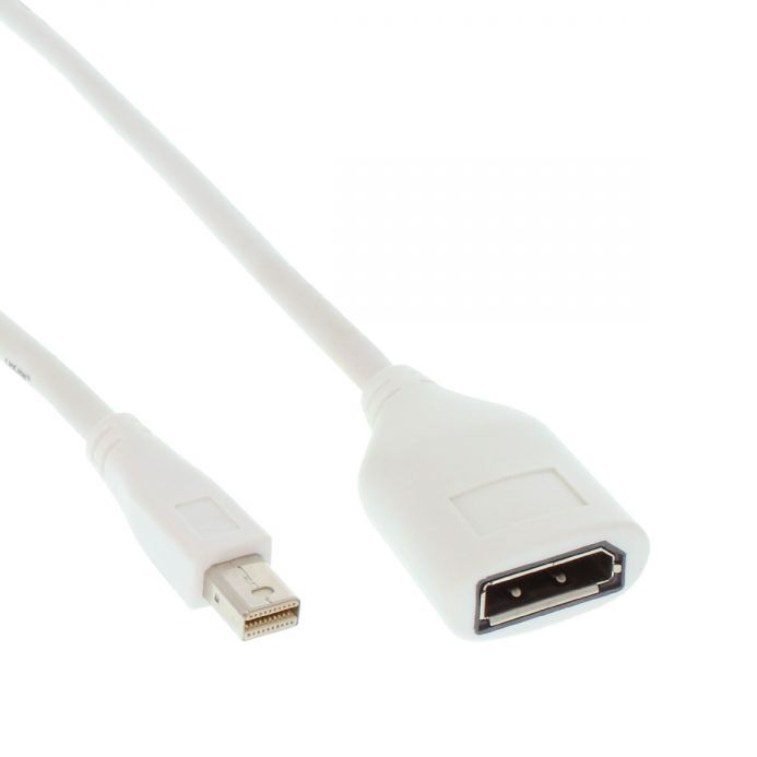 Adapterkabel Mini-DisplayPort-Stecker auf DisplayPort-Buchse 1m Adapterkabel Mini-DisplayPort-Stecker auf DisplayPort-Buchse 1m