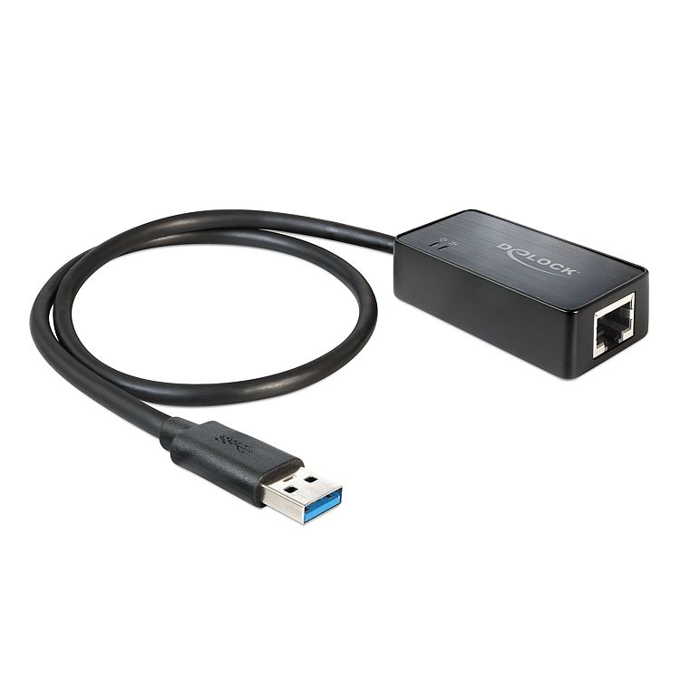 Adapter USB 3.0 auf Gigabit Netzwerk / Gbit LAN mit langem Kabel 50cm