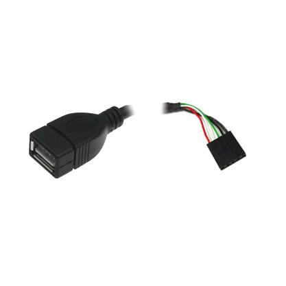 USB 2.0 Adapterkabel A-Buchse an Pfostenfeldverbinder (5-polig)