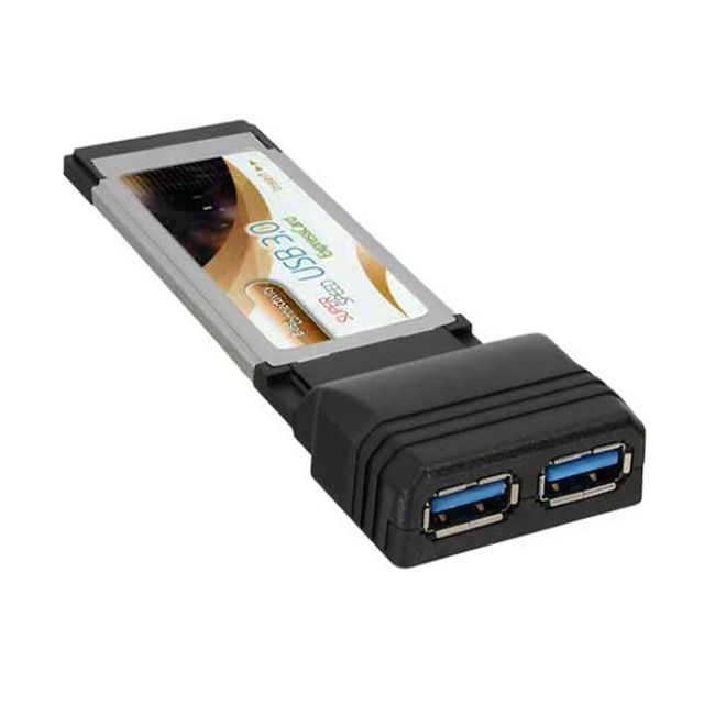 ExpressCard USB 3.0 für Notebooks, 2 Ports, Baubreite 34mm