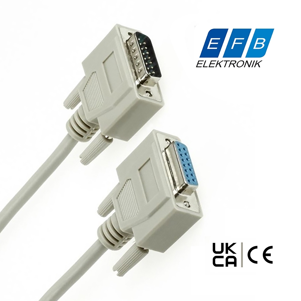 Datenkabel DSub-15 Stecker-Buchse 10m