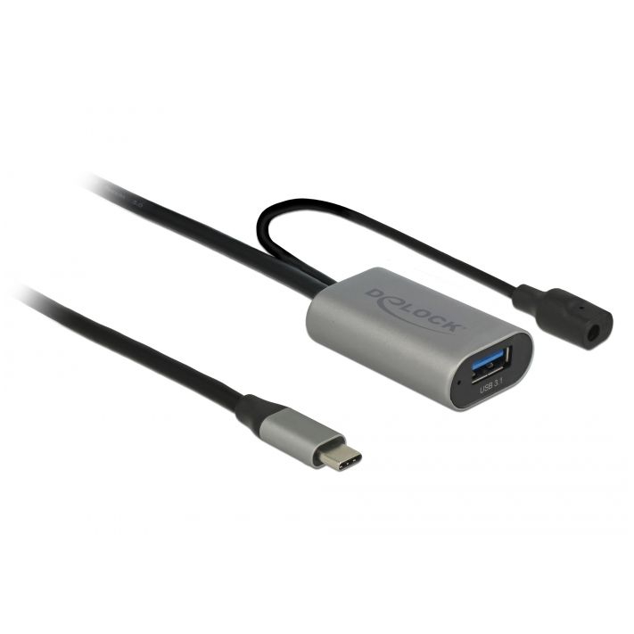 Aktives USB 3.1 Gen 1 Verlängerungskabel USB Type-C™ zu USB Typ-A 5 m