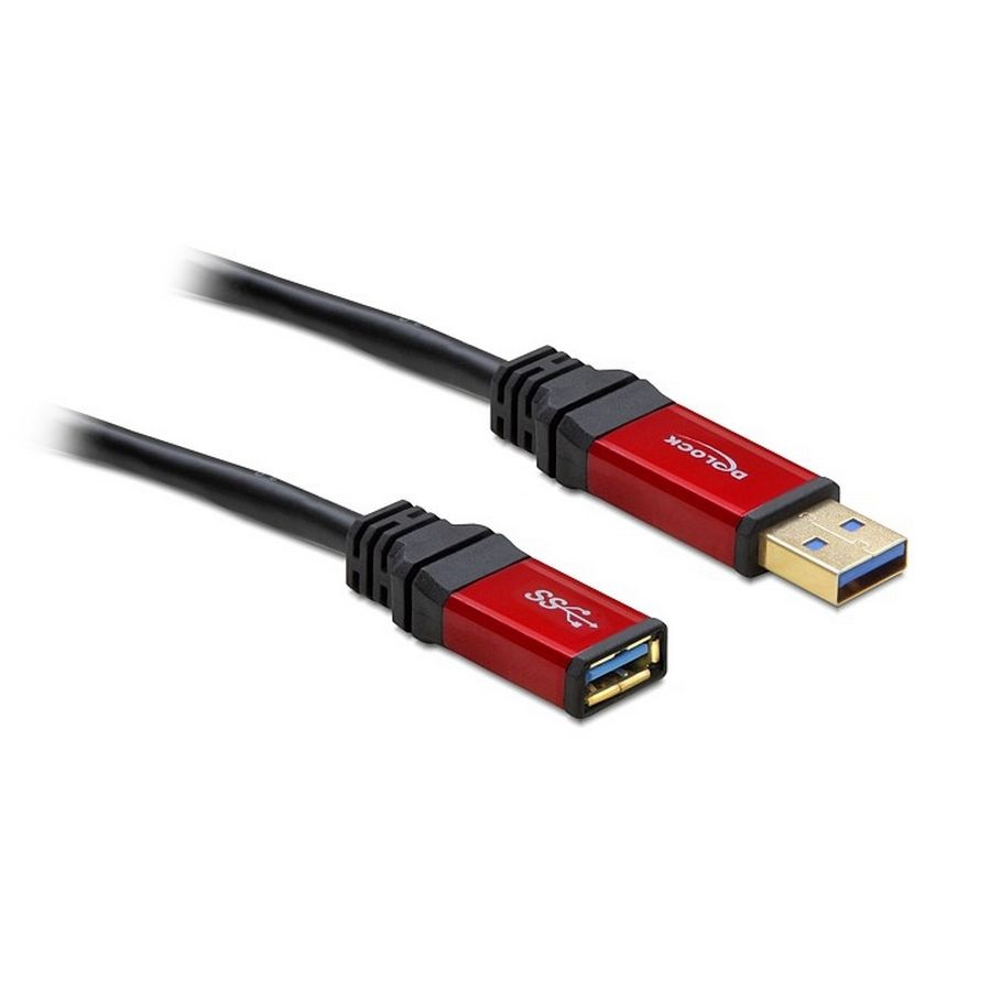 USB 3.0 Verlängerung von DELOCK A-Stecker an A-Buchse 1m
