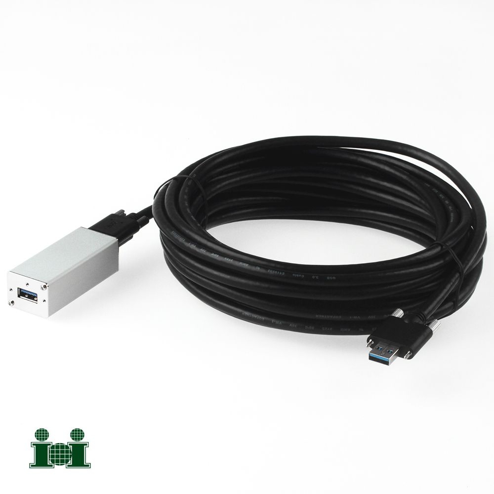 USB 3.0 Verstärkermodul (Repeater, Booster) inkl. 8m Kabel, Industrieversion
