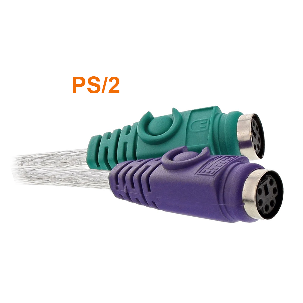 USB-PS2-Adapter für PS2-Tastatur + PS2-Maus