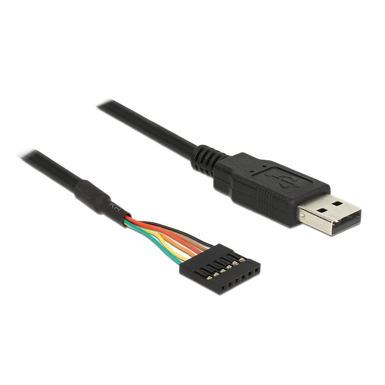 Adapterkabel USB auf Seriell TTL 6 Pin Pfostenbuchse 1.8m 5V Adapterkabel USB auf Seriell TTL 6 Pin Pfostenbuchse 1.8m 5V