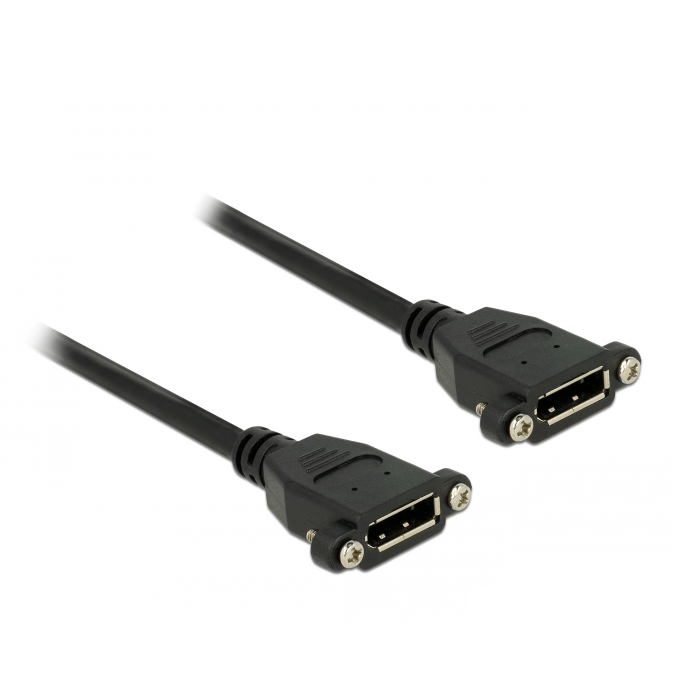 Montagebuchse DisplayPort, Kabellösung für Einbau, 25cm Montagebuchse DisplayPort, Kabellösung für Einbau, 25cm