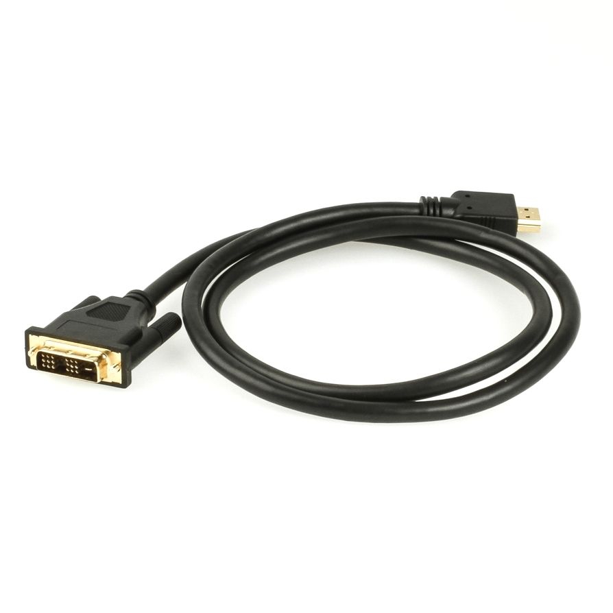 Adapterkabel HDMI auf DVI, DVI-Steckertyp 18+1, PREMIUM, 1m