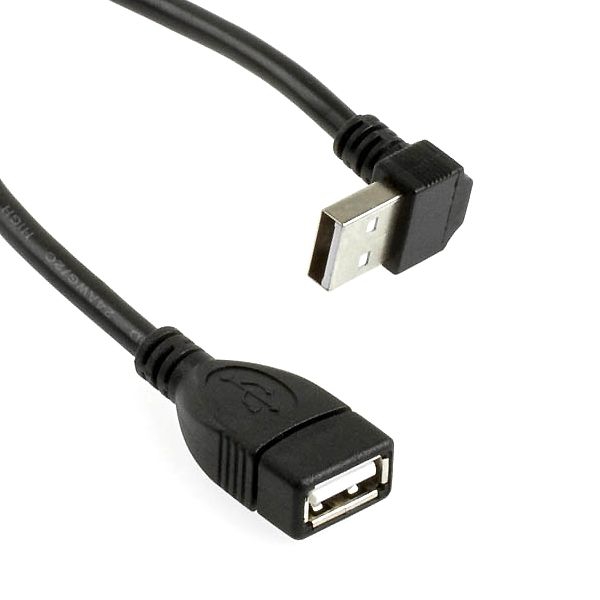 USB-Verlängerung AA ABGEWINKELT OBEN 25cm