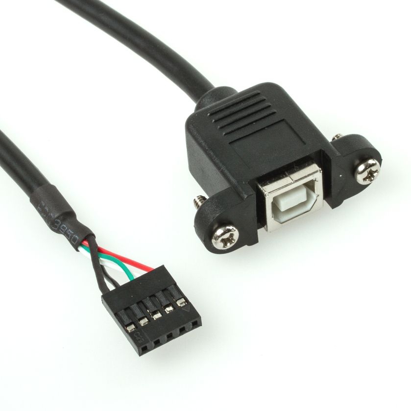 USB-Montagekabel B-Buchse auf Boardstecker 50cm