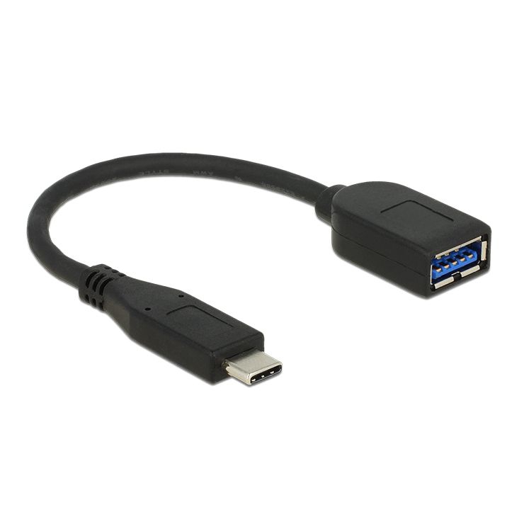 Kabel USB 3.1 Type-C™ Stecker an A Buchse, USB 3.1 Gen.2, 10Gbps, 15cm