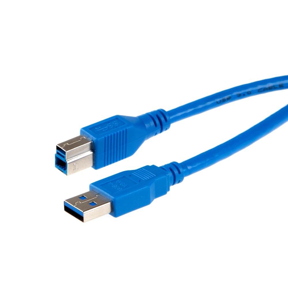 USB 3.0 Kabel AB PREMIUM-Qualität 5m BLAU