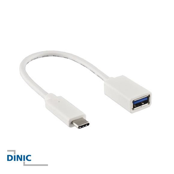 Kabel USB 3.1 Type-C™ Stecker auf USB 3.0 A Buchse 20cm