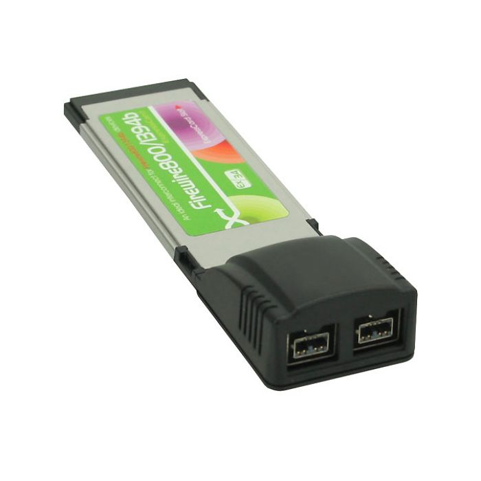 ExpressCard Firewire 800 mit Texas Instruments TSB82AA2 34mm IEEE1394b