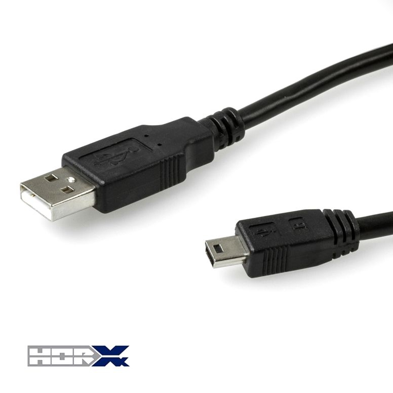 Kurzes USB-Kabel A an Mini B PREMIUM 20cm