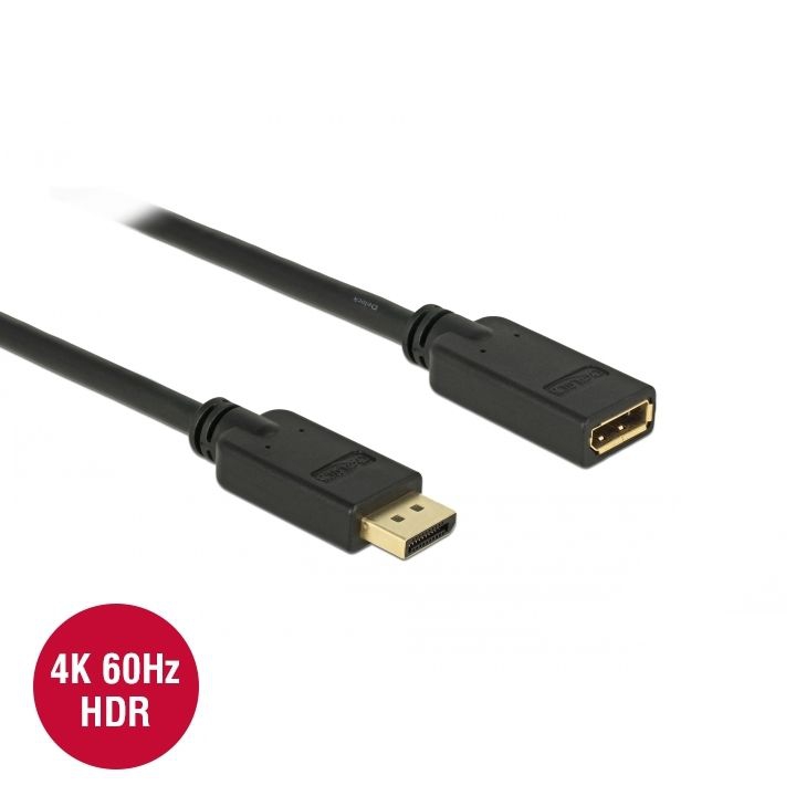 DisplayPort™ Verlängerungskabel 4K@60Hz 2m DisplayPort™ Verlängerungskabel 4K@60Hz 2m