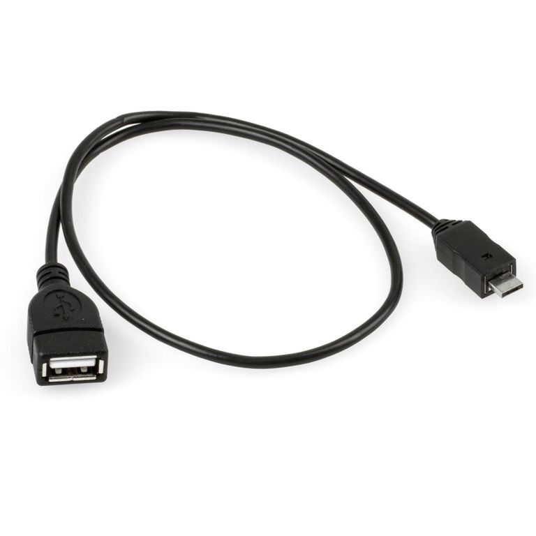 USB-Adapterkabel MICRO-A-Stecker an A-Buchse 50cm
