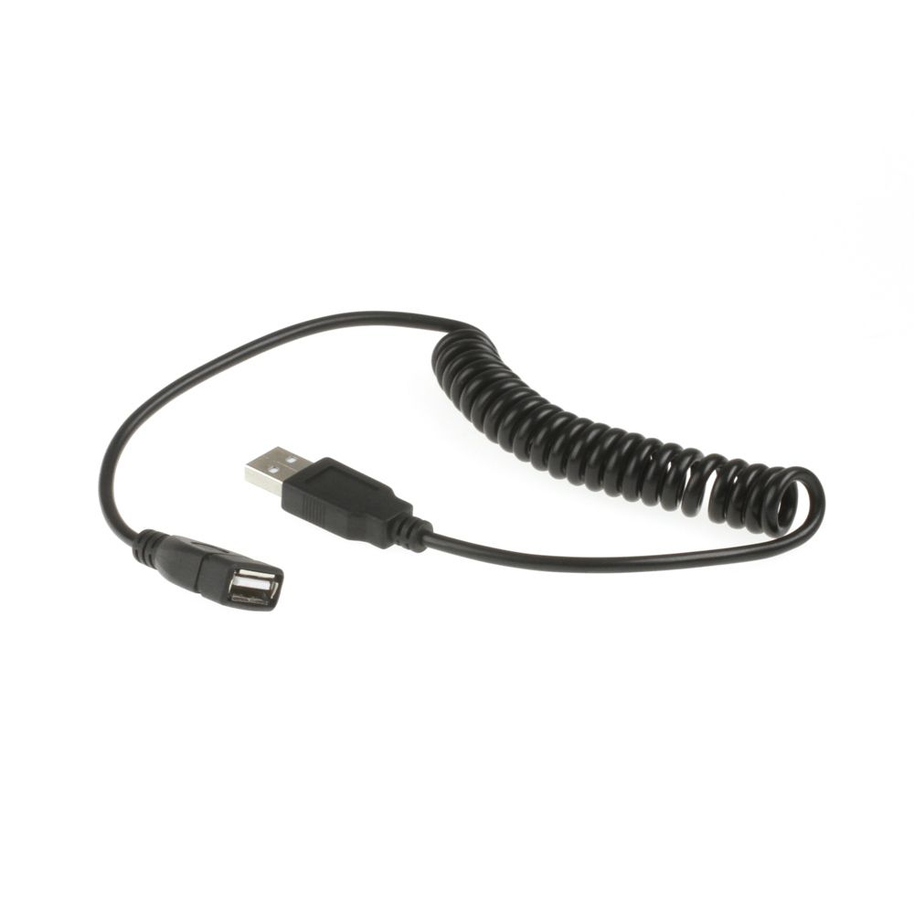 USB-Verlängerung AA als Spiralkabel 40-100cm