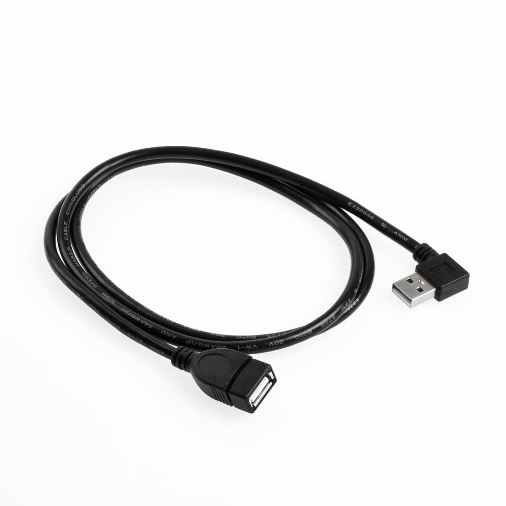USB-Verlängerung AA ABGEWINKELT RECHTS 1m