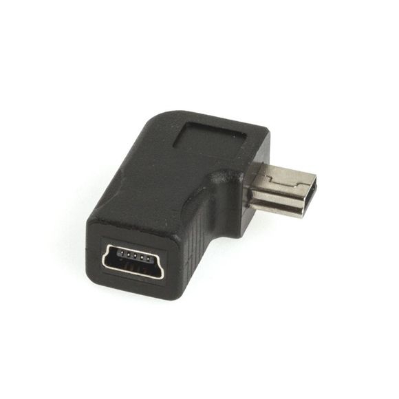 USB-Winkeladapter Mini-B 90° NACH RECHTS 5-polig