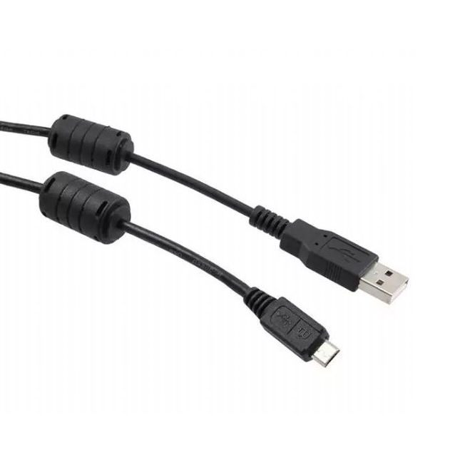 Micro B USB 2.0 Kabel PREMIUM+ Qualität 2x Ferritkern, 1m
