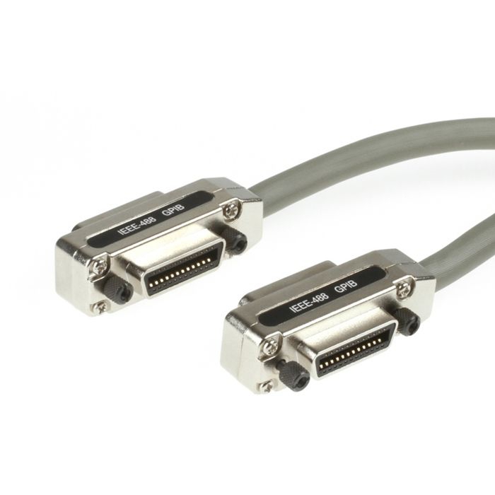 Kurzes IEEE-488-Bus-Kabel GPIB 2x Cen-24 Stecker/Buchse 50cm