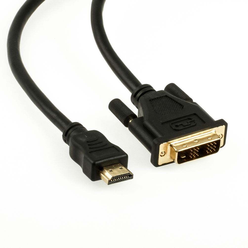 Adapterkabel HDMI auf DVI, DVI-Steckertyp 18+1, PREMIUM, 3m