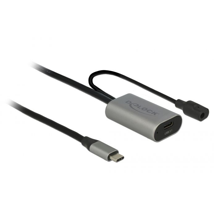 Aktives USB 3.1 Gen 1 Verlängerungskabel USB Type-C™ 5 m