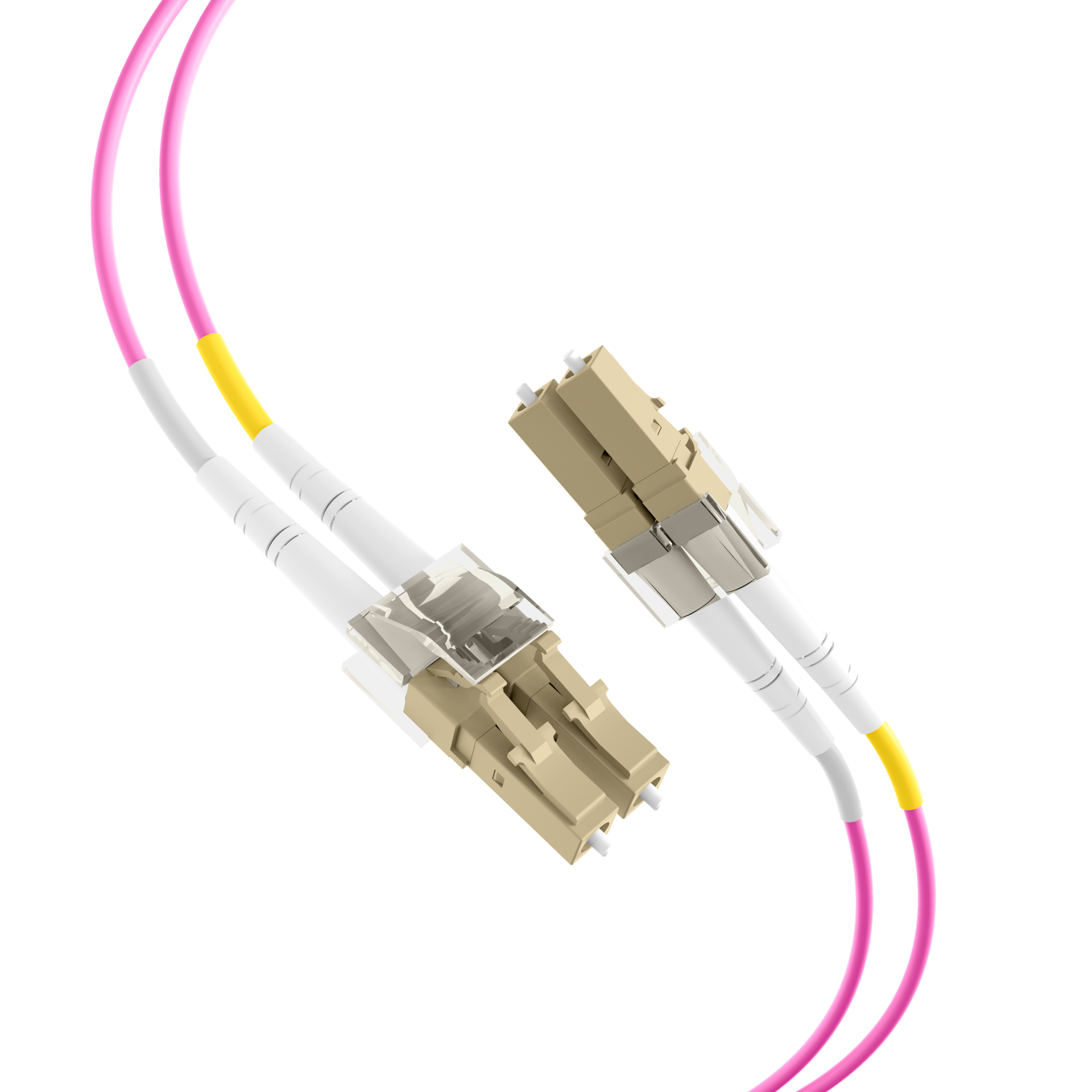 LWL Patchkabel LC/LC Duplex 50/125µm OM4 1m