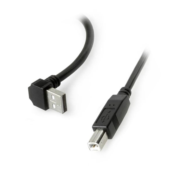 USB-Kabel mit abgewinkeltem A-Stecker 90° NACH OBEN 3m