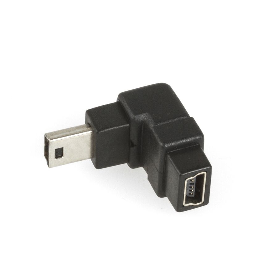 USB-Winkeladapter Mini-B NACH HINTEN 5-polig