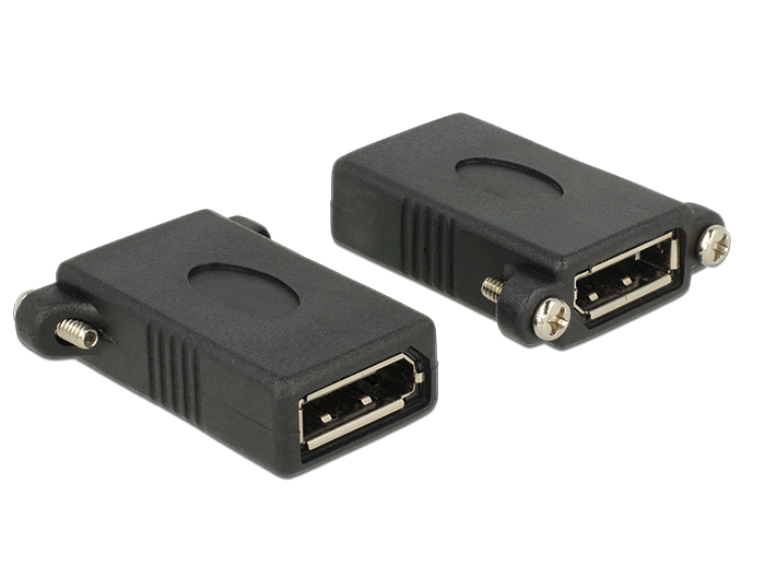 Montagebuchse DisplayPort für Einbau inkl. Schrauben Montagebuchse DisplayPort für Einbau inkl. Schrauben