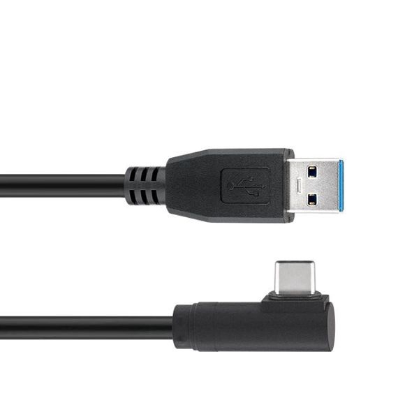 Kabel USB Type-C™ Stecker gewinkelt auf USB 3.0 A 150cm