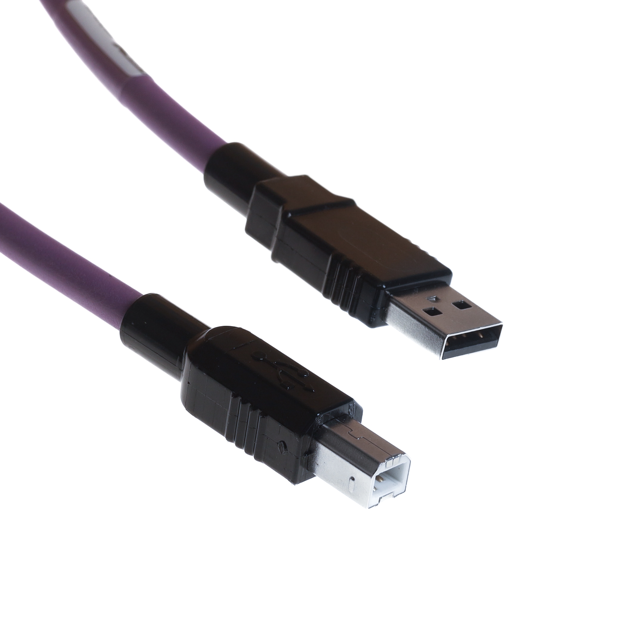 USB 2.0 Kabel PUR für Industrie u. Schleppkette, Typ A auf B, 2m