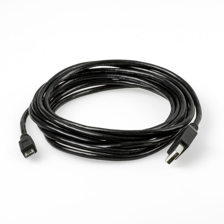 MICRO USB 2.0 Kabel, Stecker USB A an Micro B, 3m