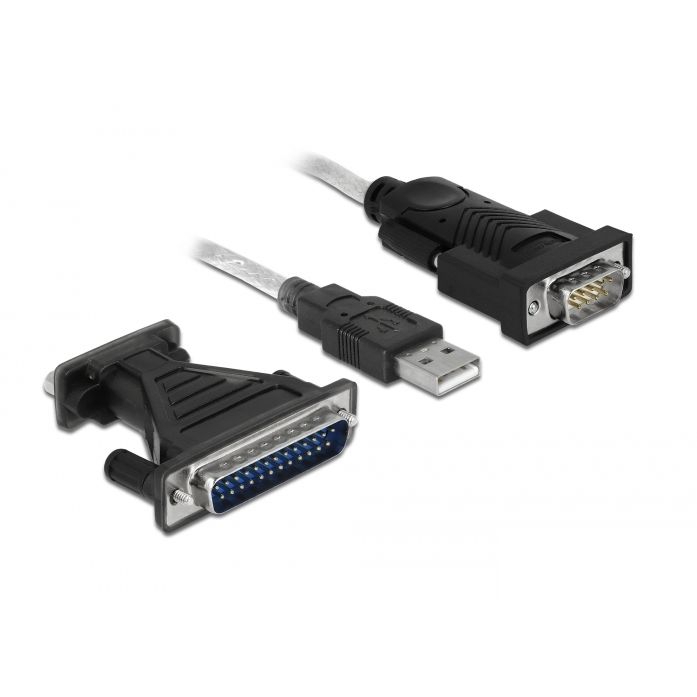 USB-Seriell-Adapterkabel für RS-232 mit FTDI-Chipsatz, USB 2.0, 180cm