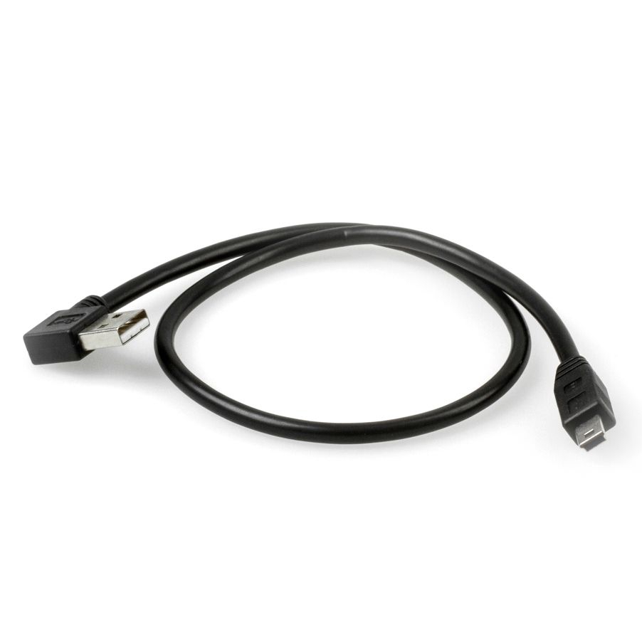 USB-Kabel A LINKS gewinkelt an Mini-B 50cm