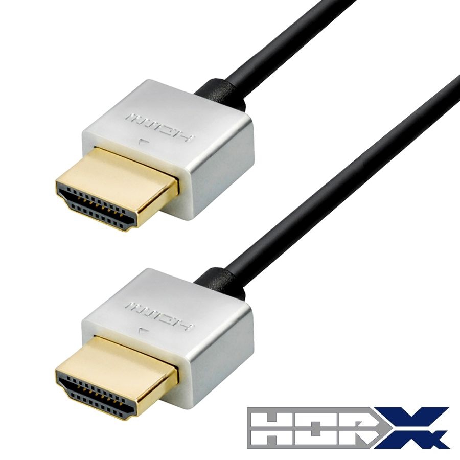 Flexibles HDMI-Kabel mit Metallsteckern 2m