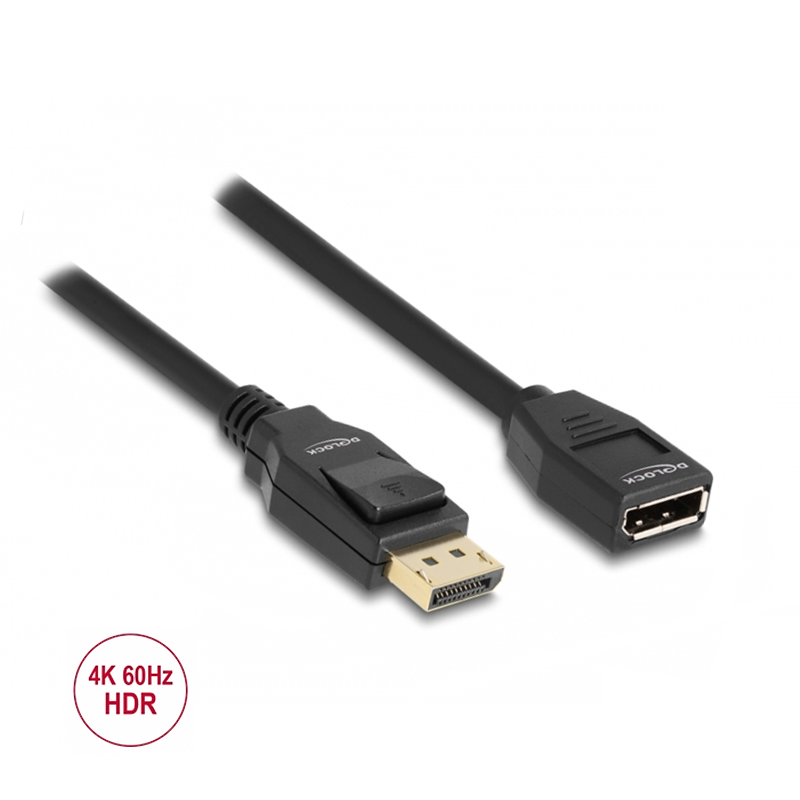 DisplayPort™ Verlängerungskabel 4K@60Hz 1m DisplayPort™ Verlängerungskabel 4K@60Hz 1m