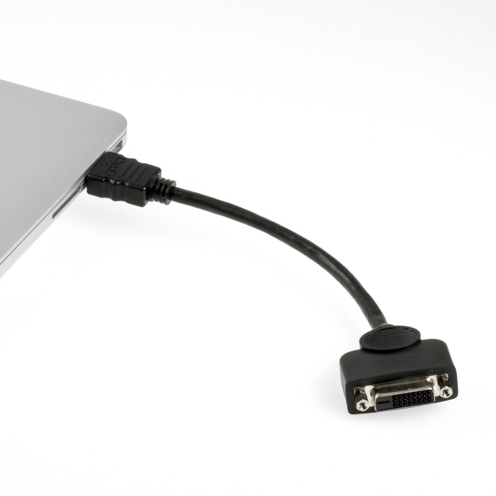 Adapterkabel HDMI-Stecker auf DVI-Buchse 22cm