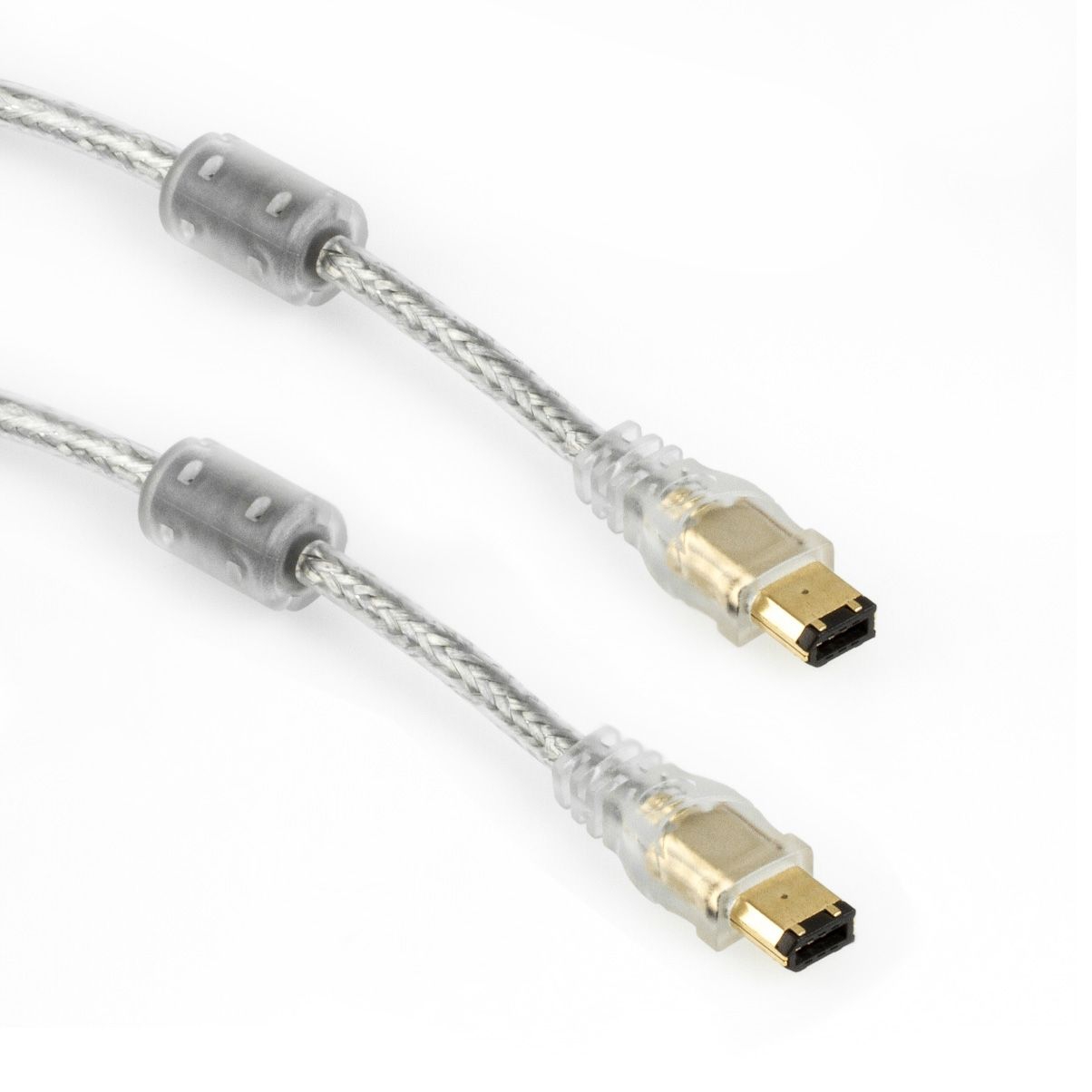 Firewire Kabel 2x 6-polig Qualität PREMIUM+ mit 2 Ferritkernen 3m