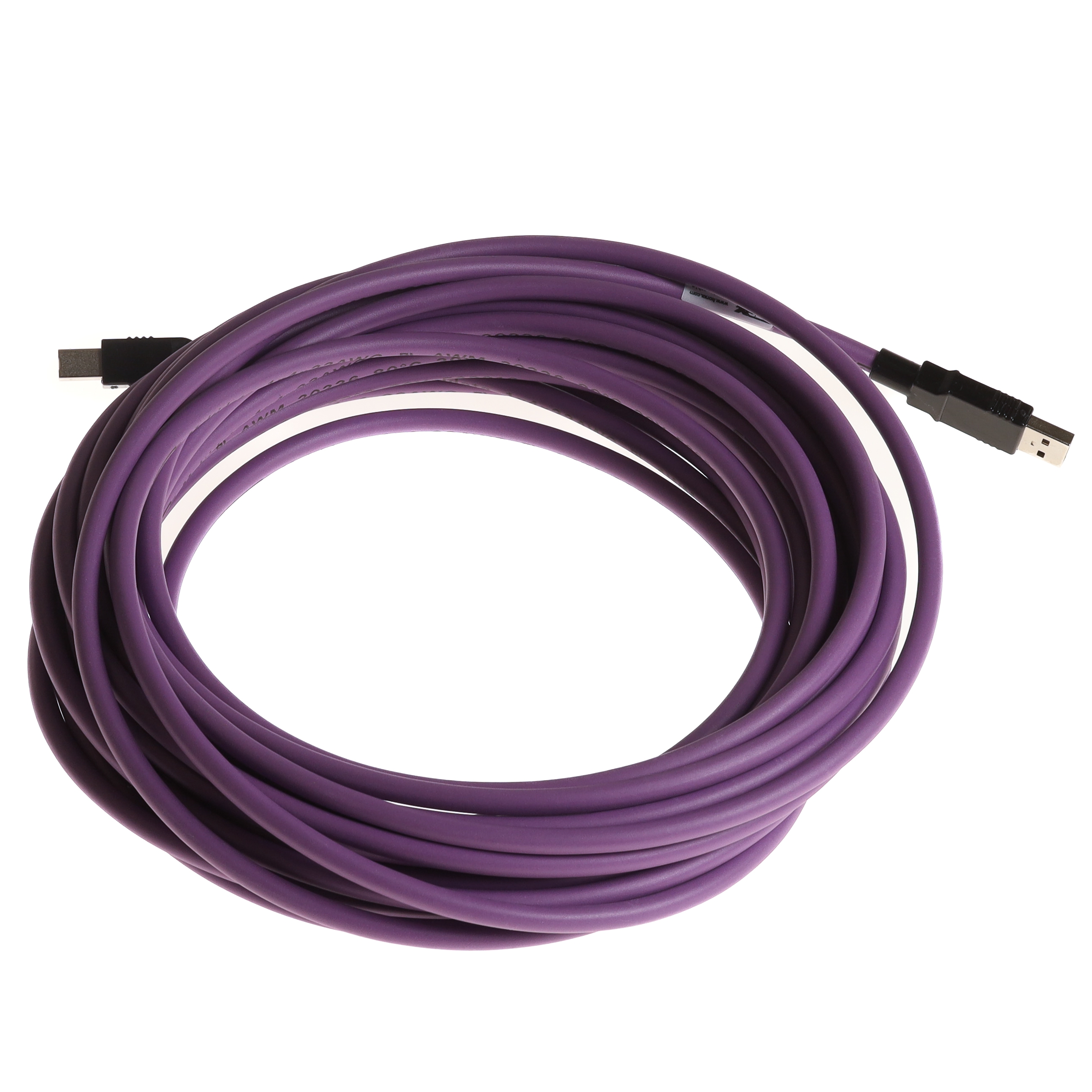 USB 2.0 Kabel PUR für Industrie u. Schleppkette, Typ A auf B, 12m